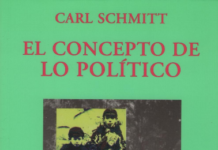 El concepto de lo político de Carl Schmitt