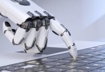 Libertad de expresión en tiempos de Inteligencia Artificial: transparencia, desinformación y democracia Ilustración editorial sobre libertad de expresión e inteligencia artificial