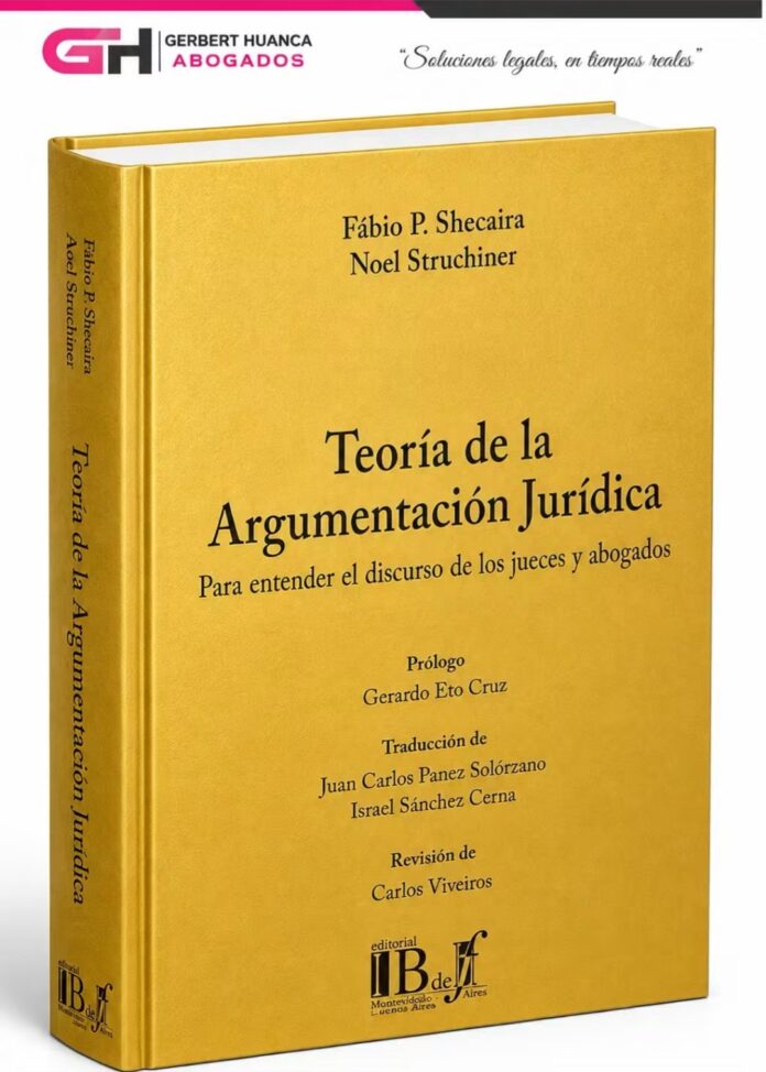 Presentación promocional del libro Teoría de la argumentación jurídica de Fábio P. Shecaira y Noel Struchiner